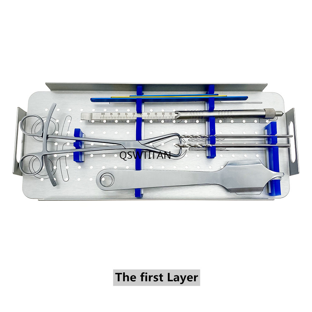 Orthopedic Large Lower Limbs Instrument Kit Bone Fragment Instrument for Trauma Surgery Orthopedic Instrument