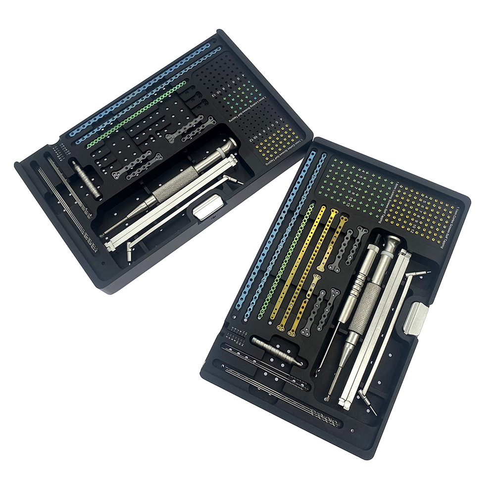 ALPS Mini Titanium Locking Plate System Kit 1.1  1.6mm Small Pet Orthopedic Surgical Instruments