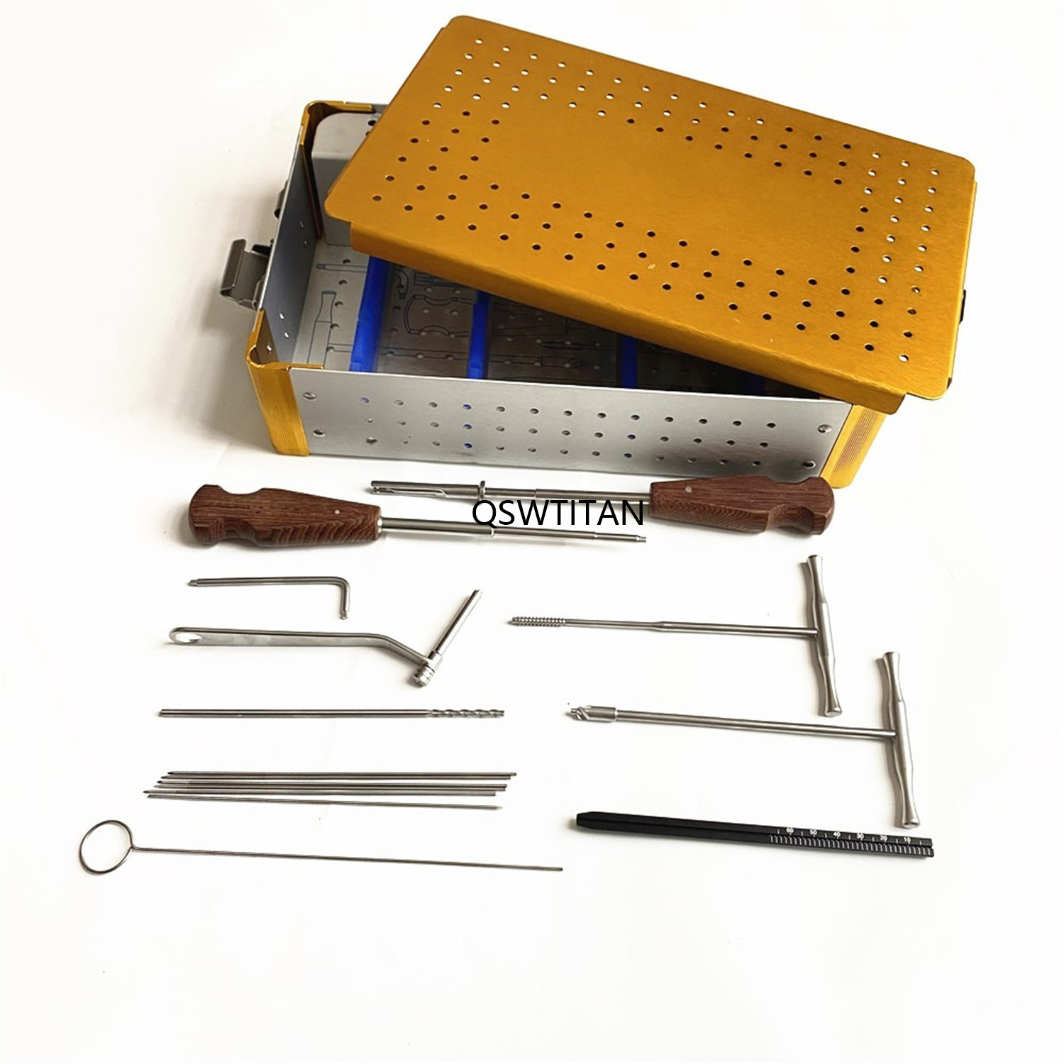Orthopedic Cannulated Screw Instrument Kit Pin Guide Drill 4.5mm 6.5mm 7.3mm for Trauma Surgery Orthopedic Instrument Set