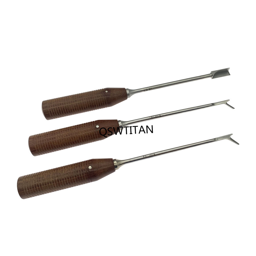 Bone Osteotomes L Y With Wooden Handle Veterinary Orthopedics Bone Knife Surgical Instruments