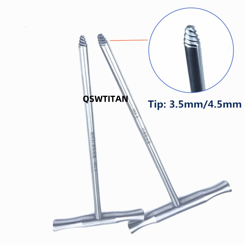 Bone Screw Extractor with T Handle Orthopedics Veterinary Instrument