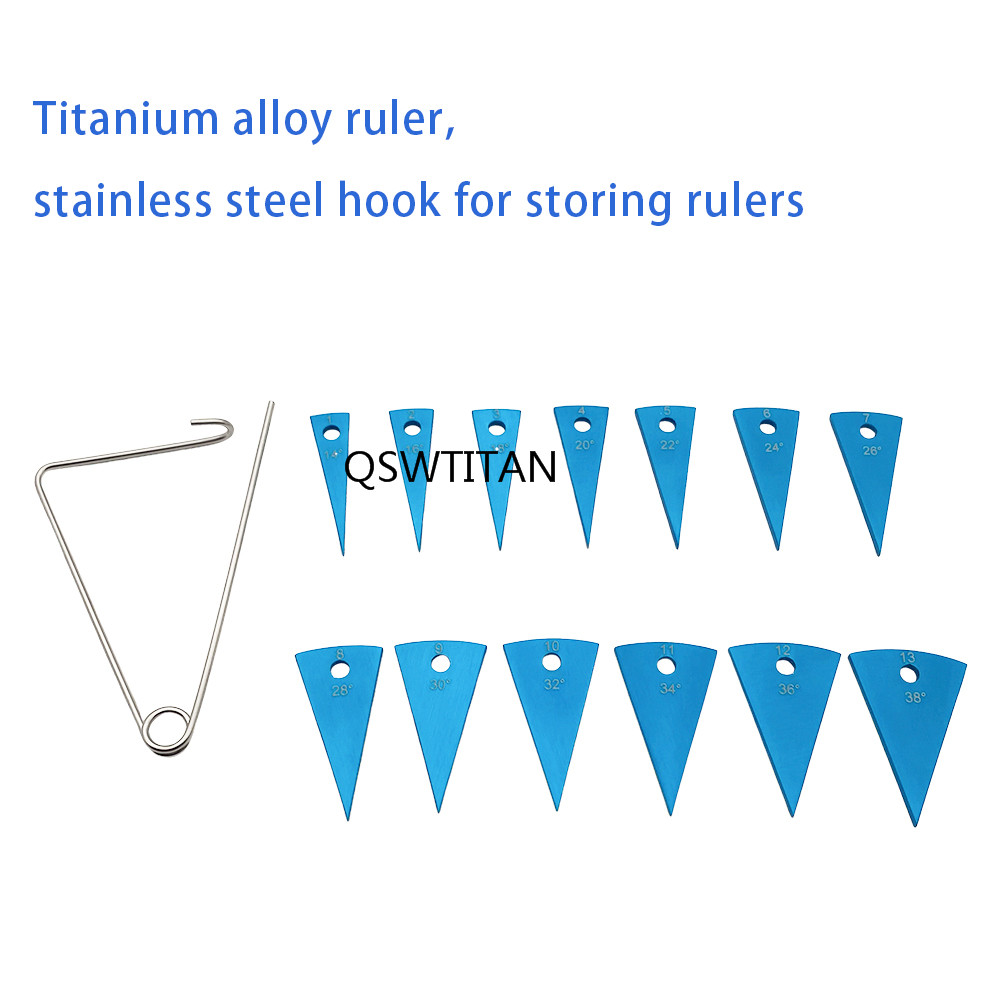 Osteotomy Angle Ruler Osteotomy Retractor Finder Measuring Ruler Pet Orthopedic Surgery Instruments Autoclavable