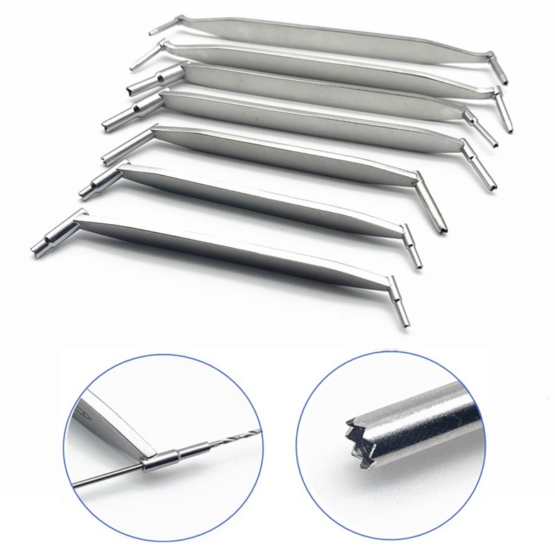 Double Bone Drill Bits Guider Orthopedic Drill Sleeve Pointed Drill Guider Sleeve Stainless Steel Orthopedic Instrument