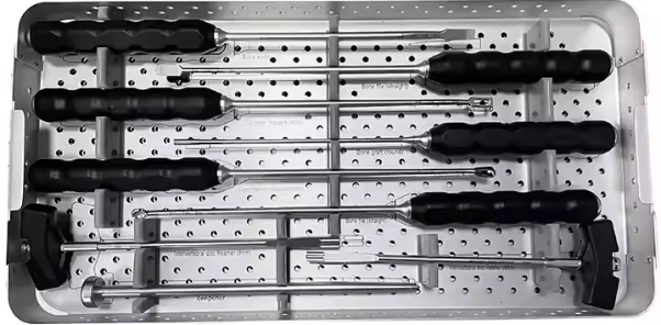 Stainless Steel PLIF PEEK Lumbar Cage Titanium Lumbar Cage Instrument Set