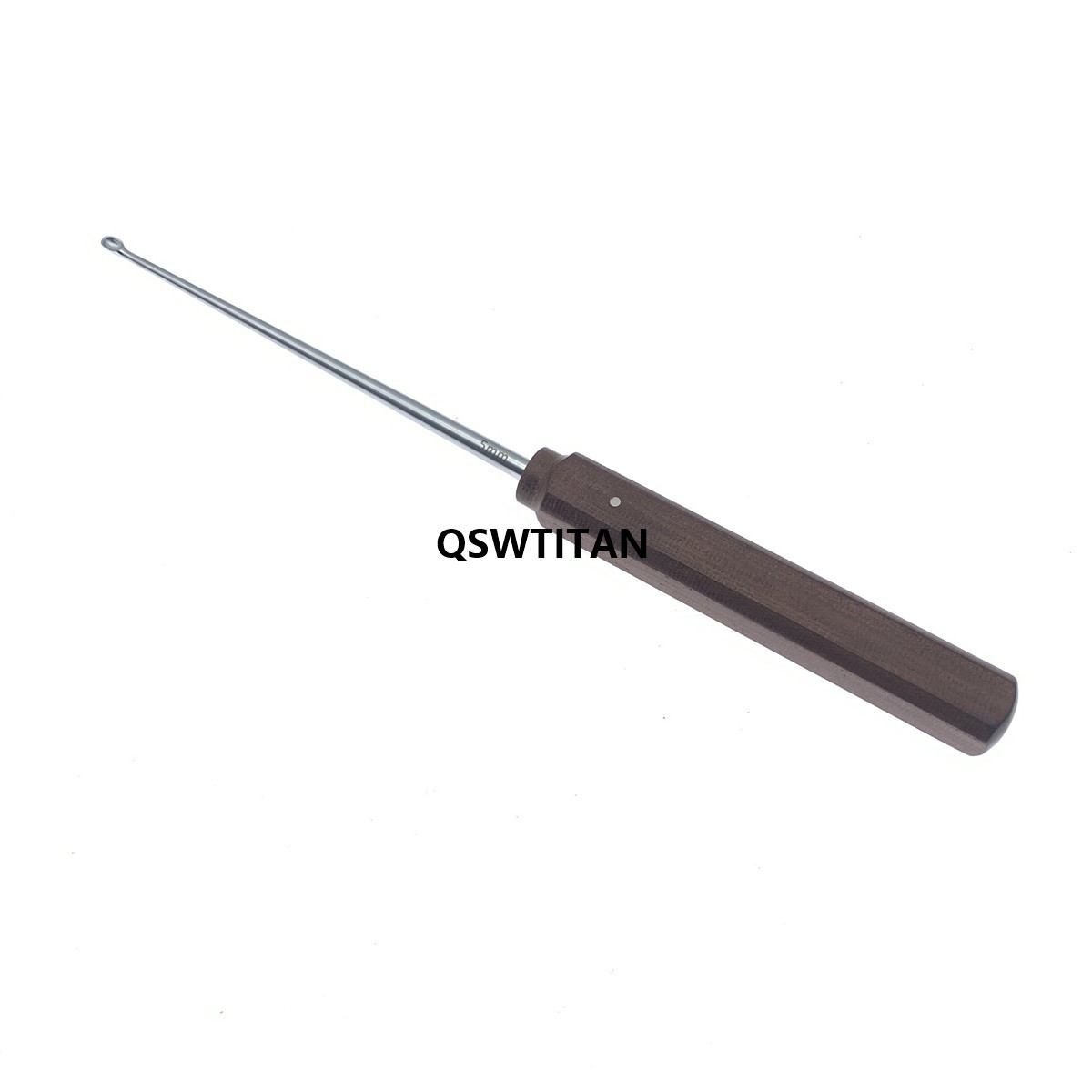 Orthopedics Bone Curette Stainless Steel Bone Spoon With Wooden Handle Veterinary Orthopedics Surgical Instruments