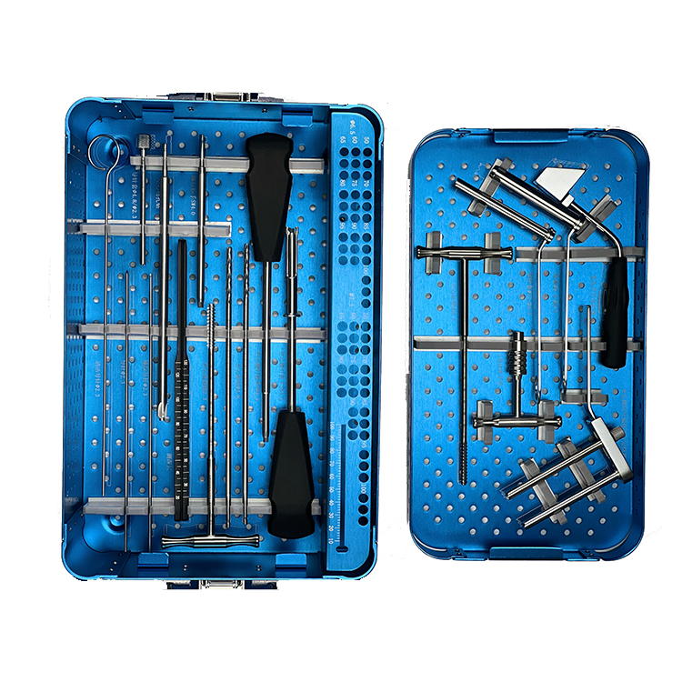Orthopedic Surgical Specialized Instruments for Cervical Artificial Intervertebral Discs Titanium Alloy Class III Geasure Hollow