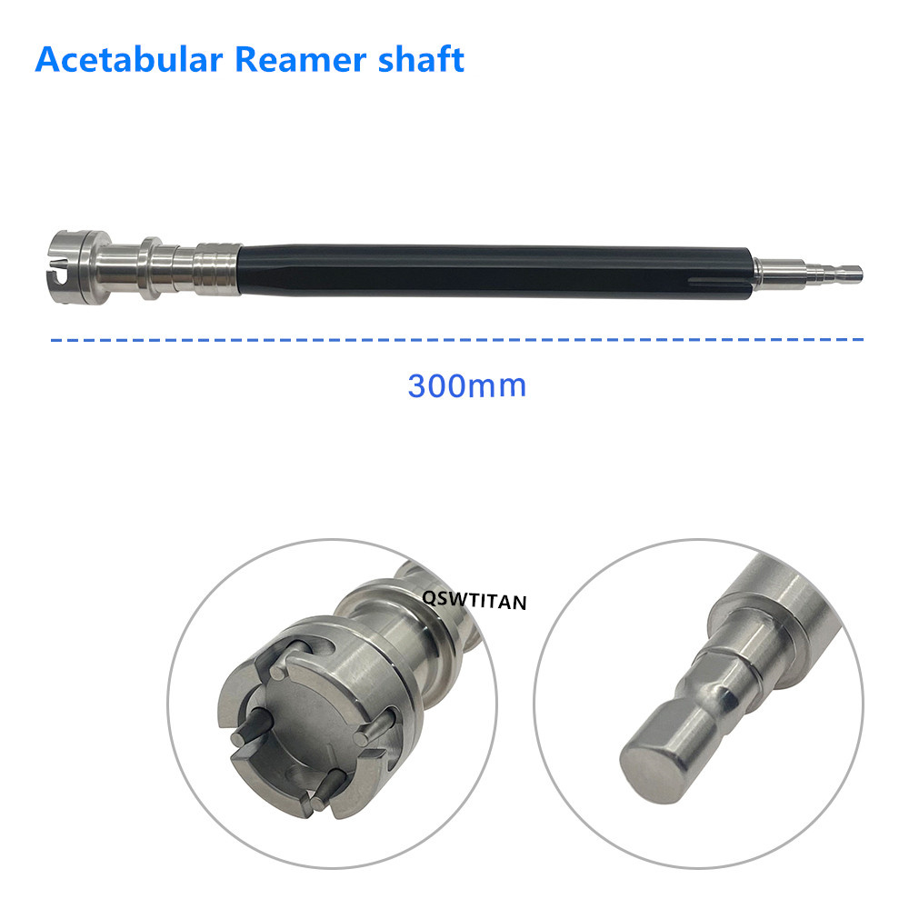 Orthopedic Surgical Instruments Acetabular Reamers Instrument Set Acetabular Cutter Bar Cutter Stainless Steel