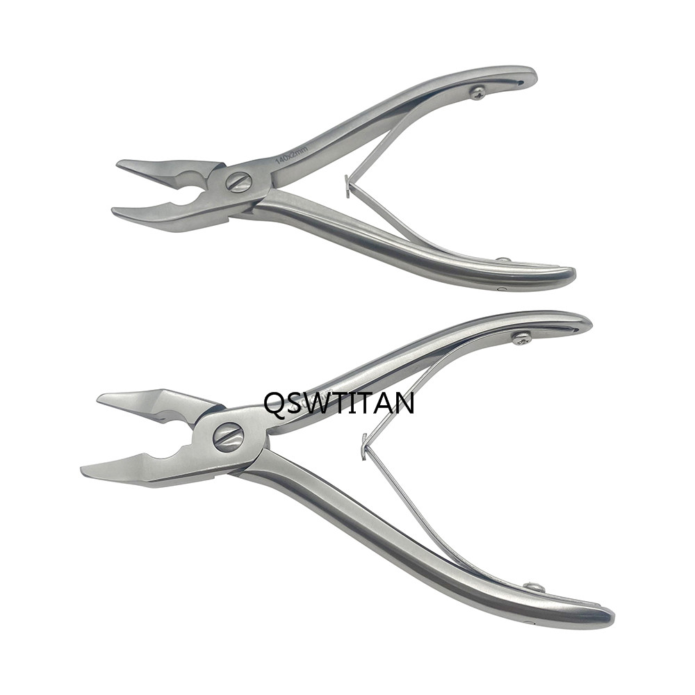 140mm/200mm Orthopedic Single Joint Rongeur Single Rongeur Straight Curved Bone Rongeurs Stainless Steel Orthopedic Instrument
