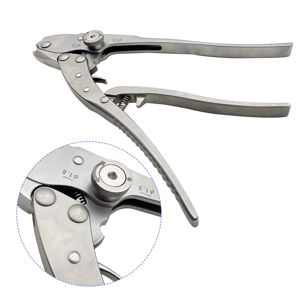 Stainless Steel Cable Locking  Autoclaveable Compression Forceps Locking Pliers Bone Forceps Animal Orthopedic Instruments