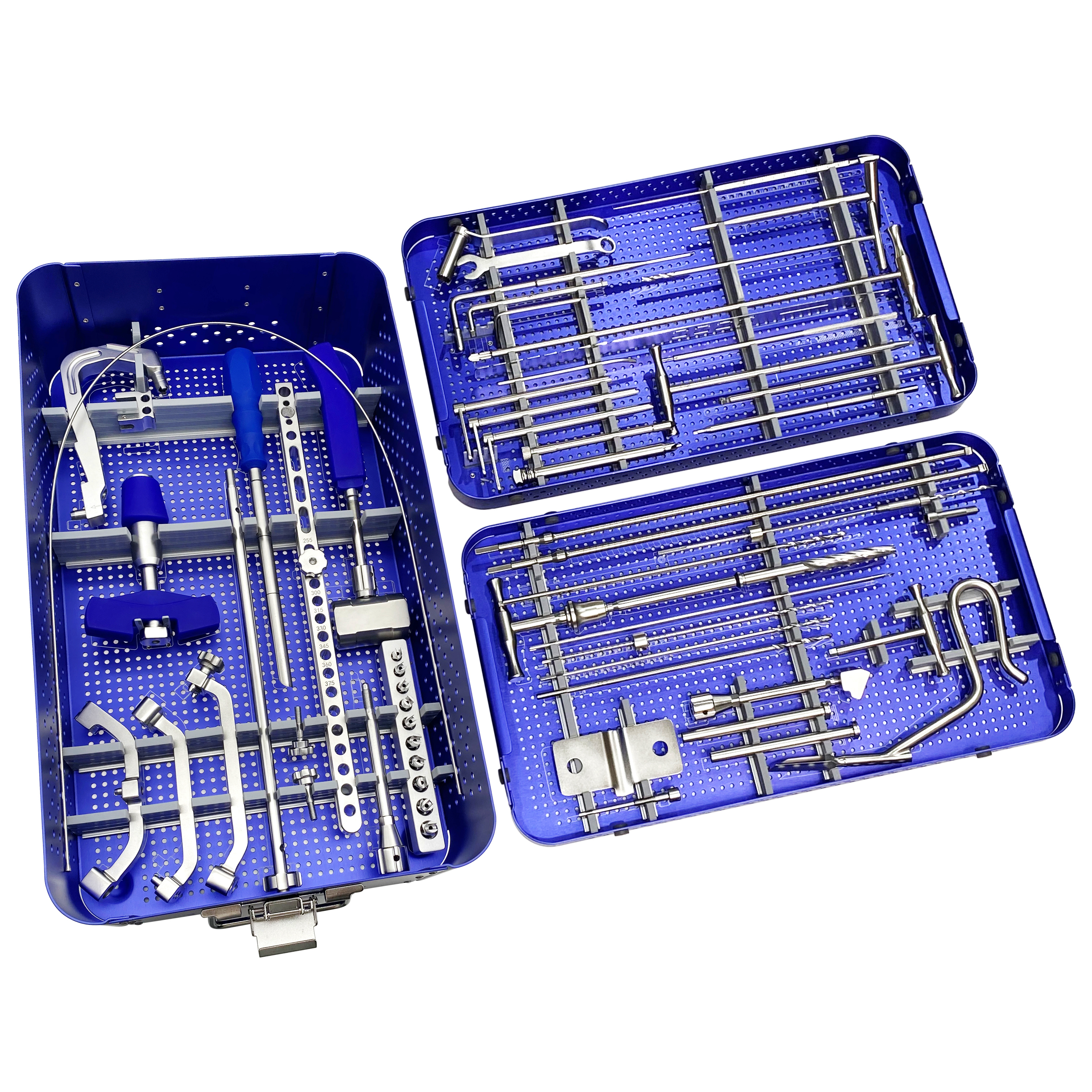 Stainless Steel Interlocking Nail Instrument Set for Nail Basic Instrument Set Orthopedic Surgical Tibial Nail Instrument Set