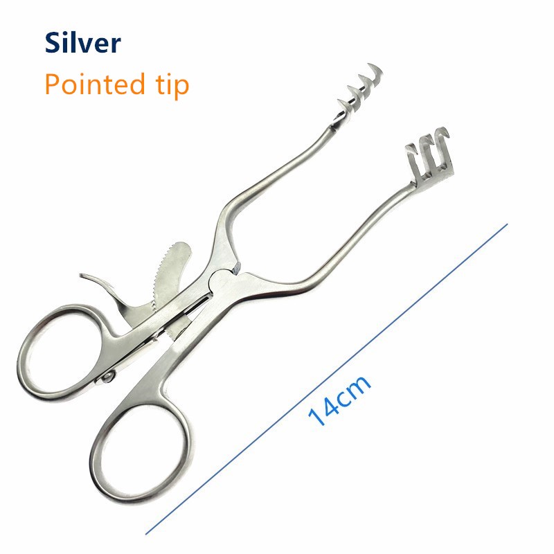 Stainless Steel Weitlaner Retractor Self-Retaining Retractor Round Tip/Blunt Tip Retractor Veterinary Surgical Instruments