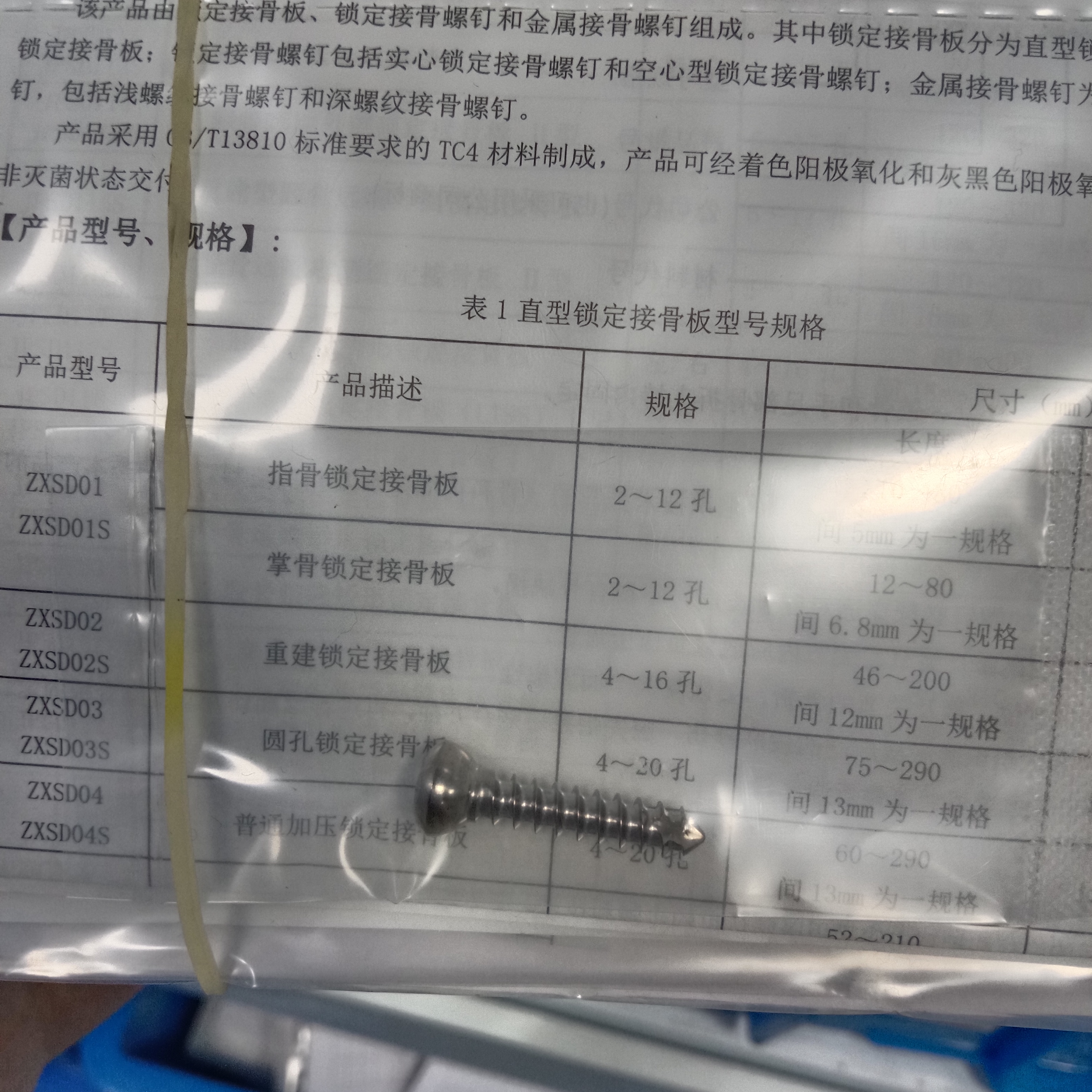 Geasure CE Certified Orthopedic Surgery 3.5mm Titanium Locking Screws Implants Plate Trauma Dental Implants Self-tapping Cortex