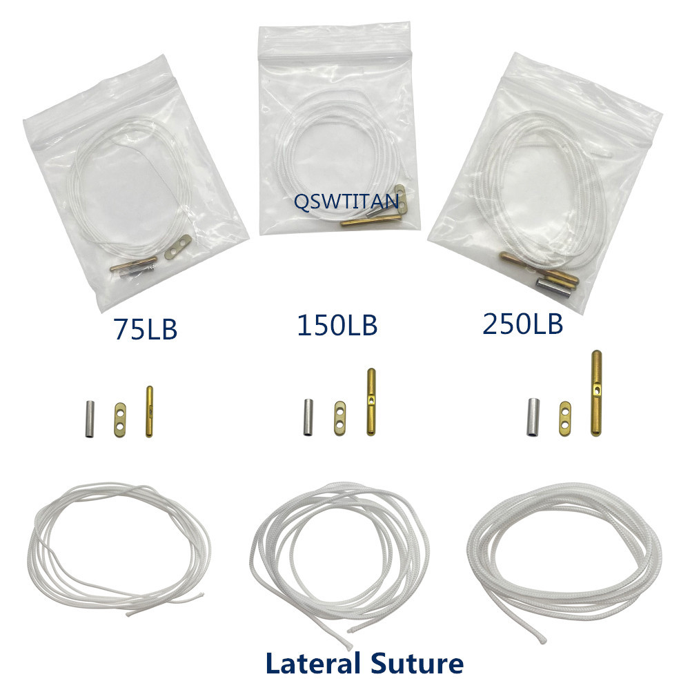 1 Set Suture Anchor Screw Titanium Suture Anchor Pin Veterinary Orthopedic Surgical Instrument Pet