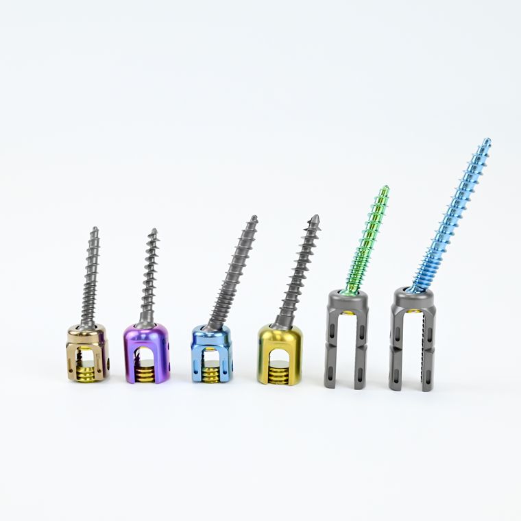 Factory Price Hot Selling High Quality Orthopedic Surgical Spinal Titanium Pedicle Screws for Spine Surgery