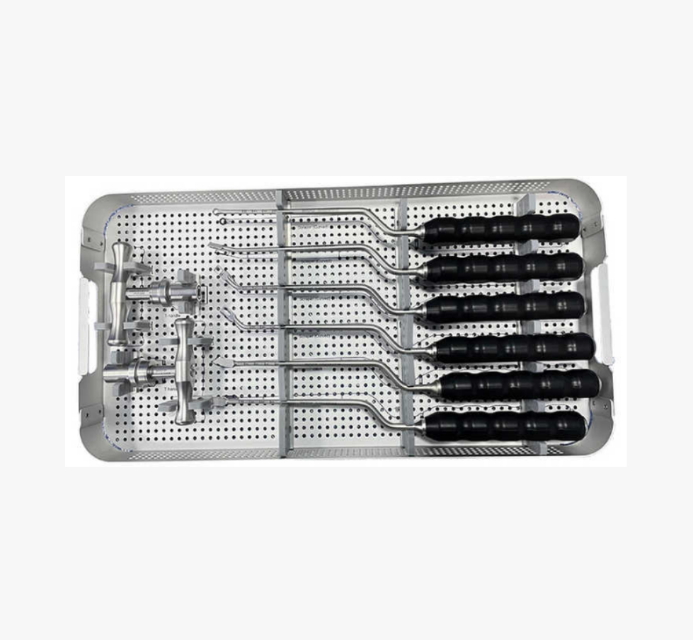 Geasure Orthopedic Spine Instrument Set TILF Peek Cage with Aluminum Case Premium Bone Surgical Instruments