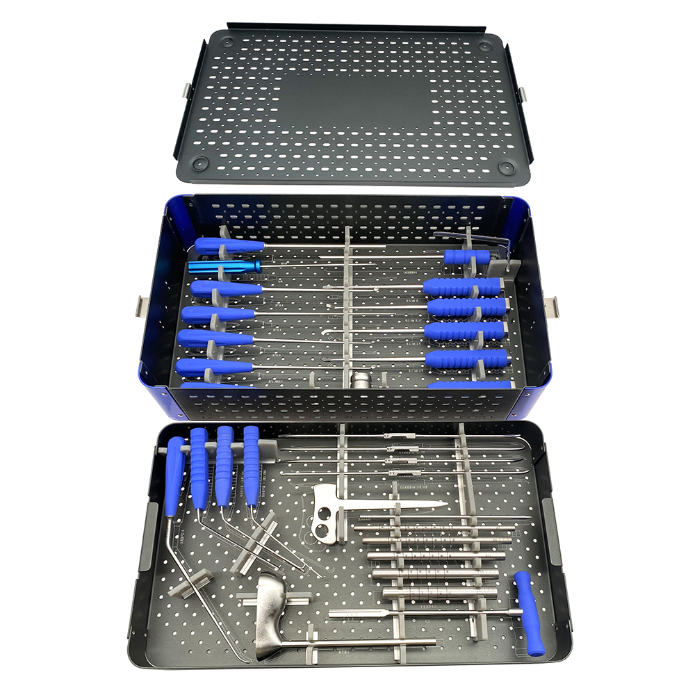 Stainless Steel UBE Spine Instrument Set Unilateral Biportal Endoscopic Instruments With case Autoclavable