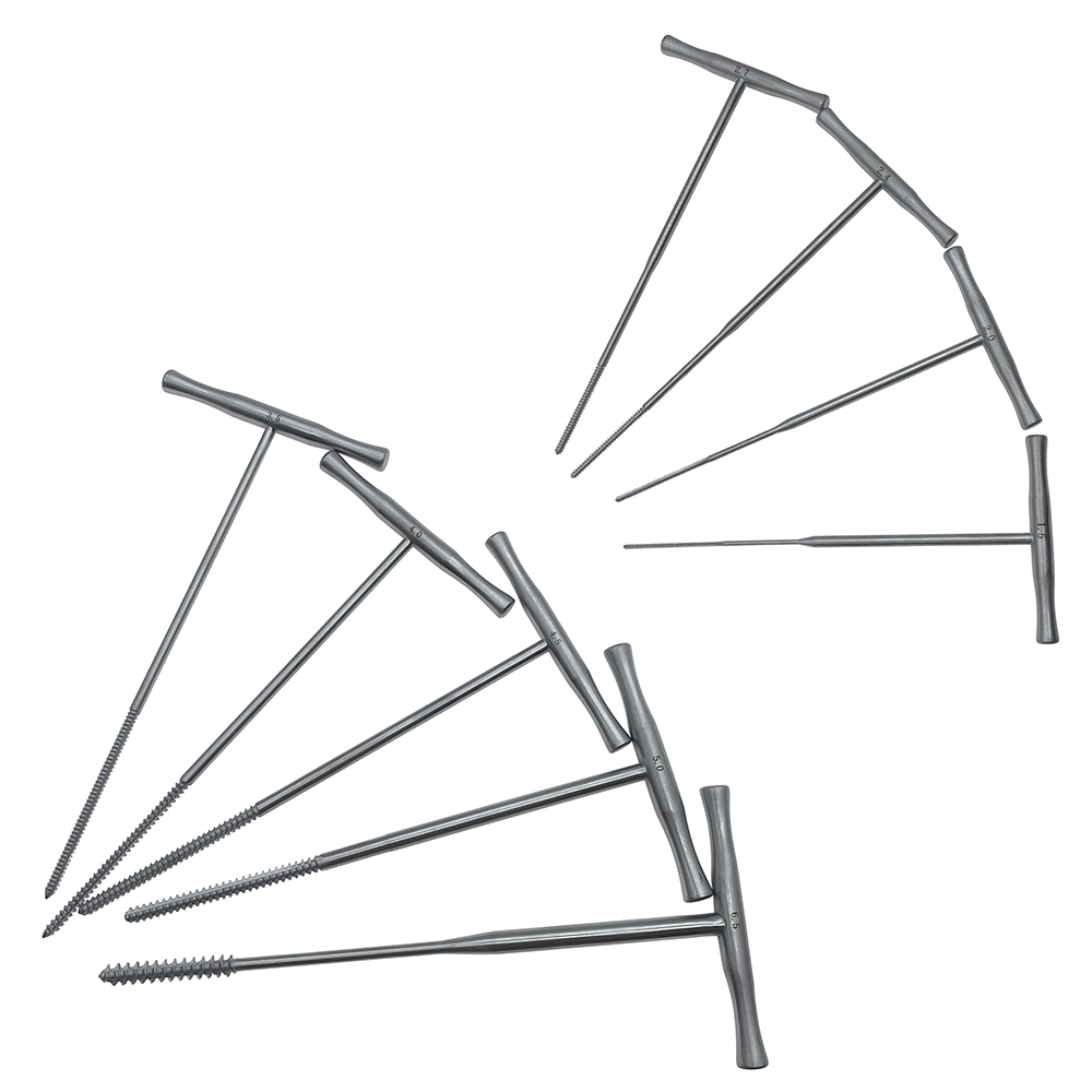 Bone Tapping Cancellous Tap Upper Lower Limb Bone Screw Thread Tap T Type Handle Orthopedic Instrument 1pc