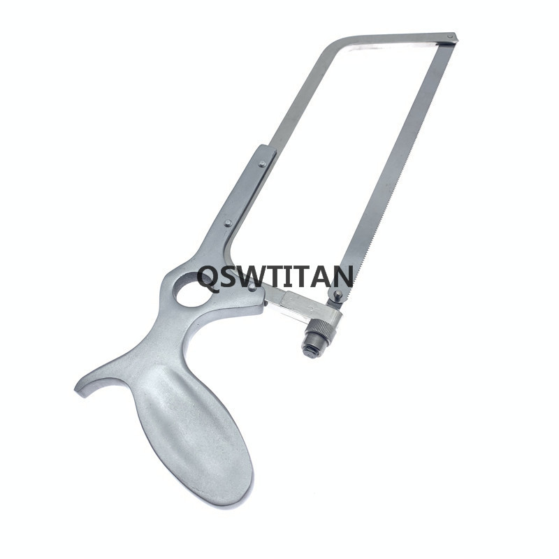 Gypsum Saw Bow Hand Saw Bone Saw Replaceable Saw Blade 34cm Stainless Steel Veterinary Orthopedics Instruments
