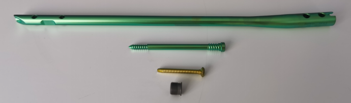 Titanium Trauma Surgery Retrograde Femoral Intramedullary Nail Instrument Set Medical Instruments