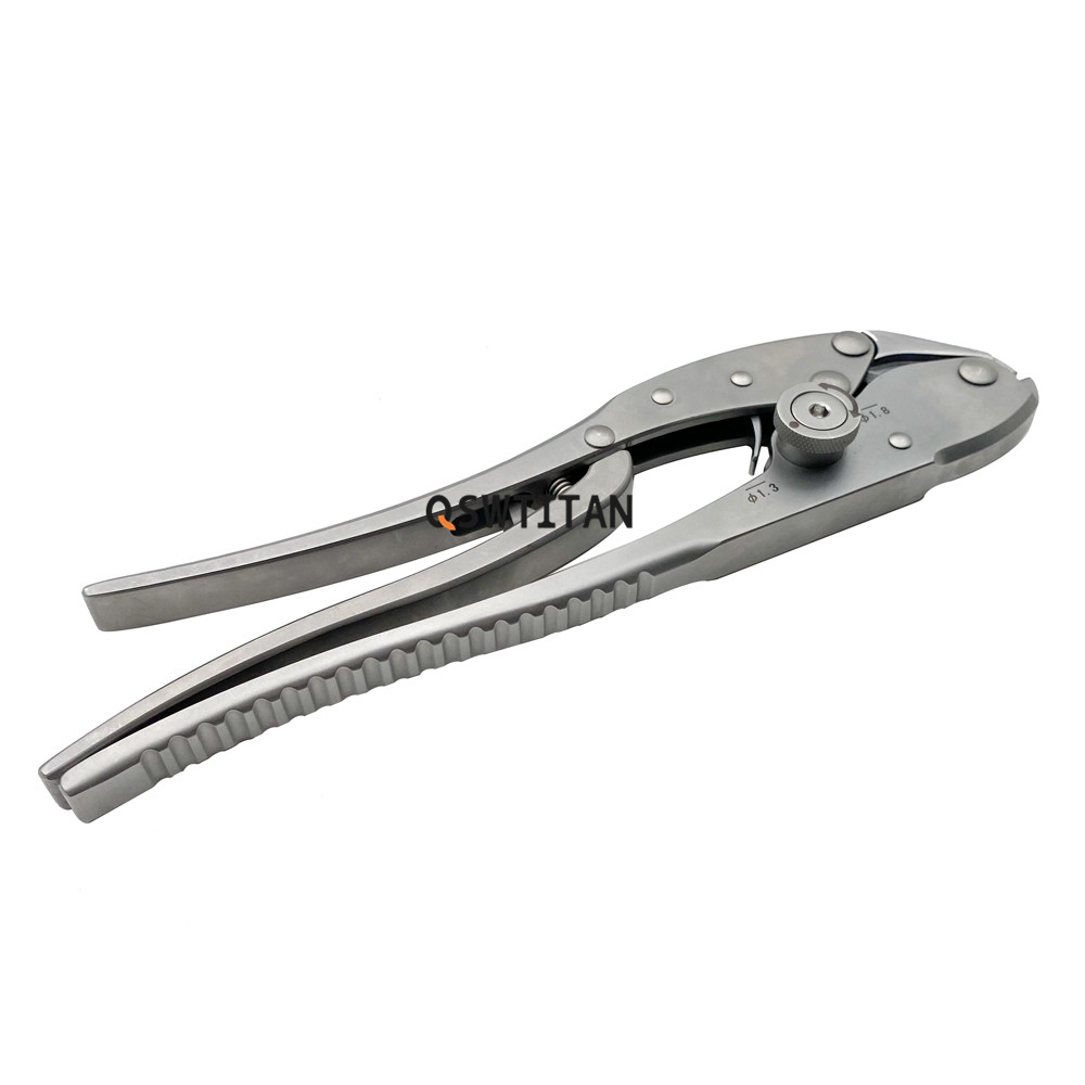 Stainless Steel Cable Locking  Autoclaveable Compression Forceps Locking Pliers Bone Forceps Animal Orthopedic Instruments