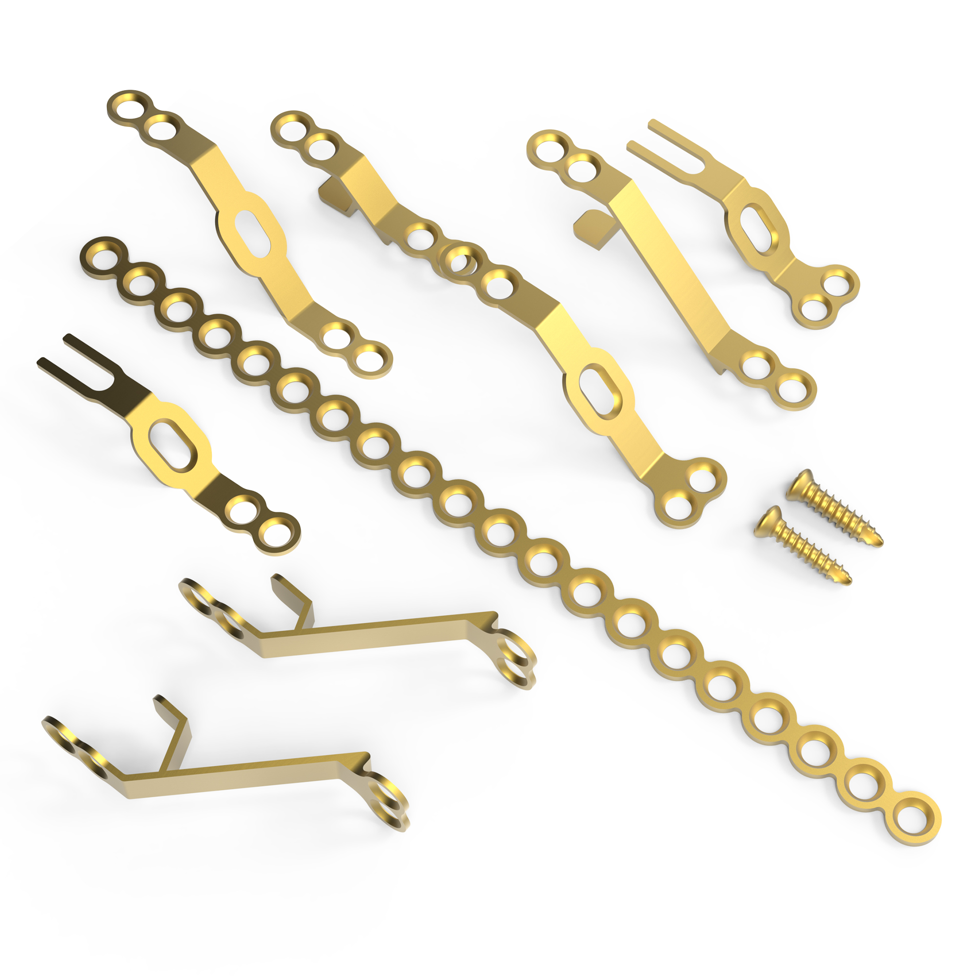 CANWELL Laminoplasty Fixation System Titanium Laminoplasty Plate and Screws Spine Surgery Posterior Cervical Laminoplasty System