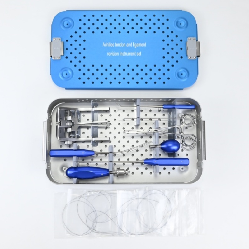 Sports Medicine Orthopedic Instrument Achilles Tendon and Ligament Revision Instrument Set