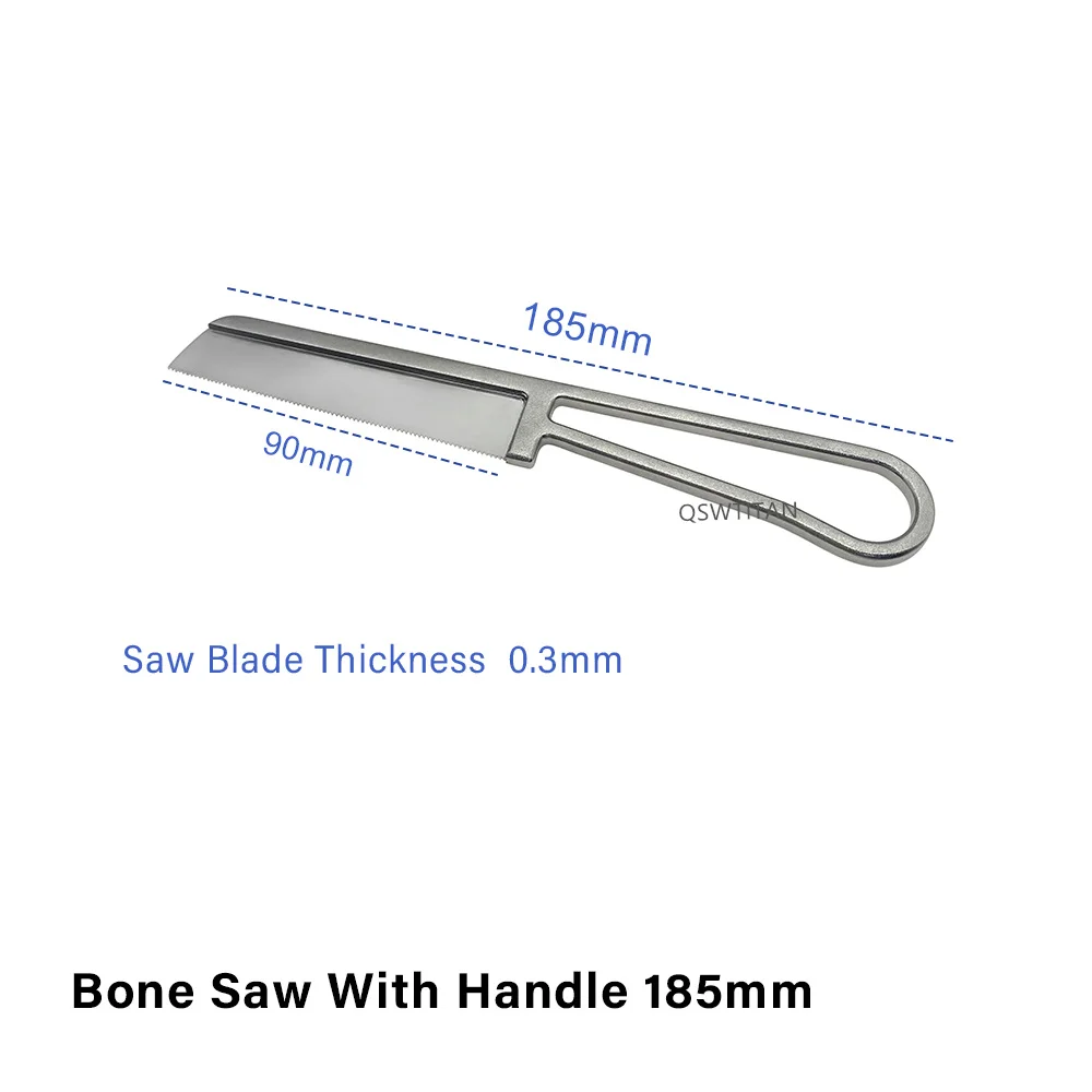 Bone Saw With Handle 185mm  Saw Blade Thickness  0.3mm Orthopedic Surgical  Instrument