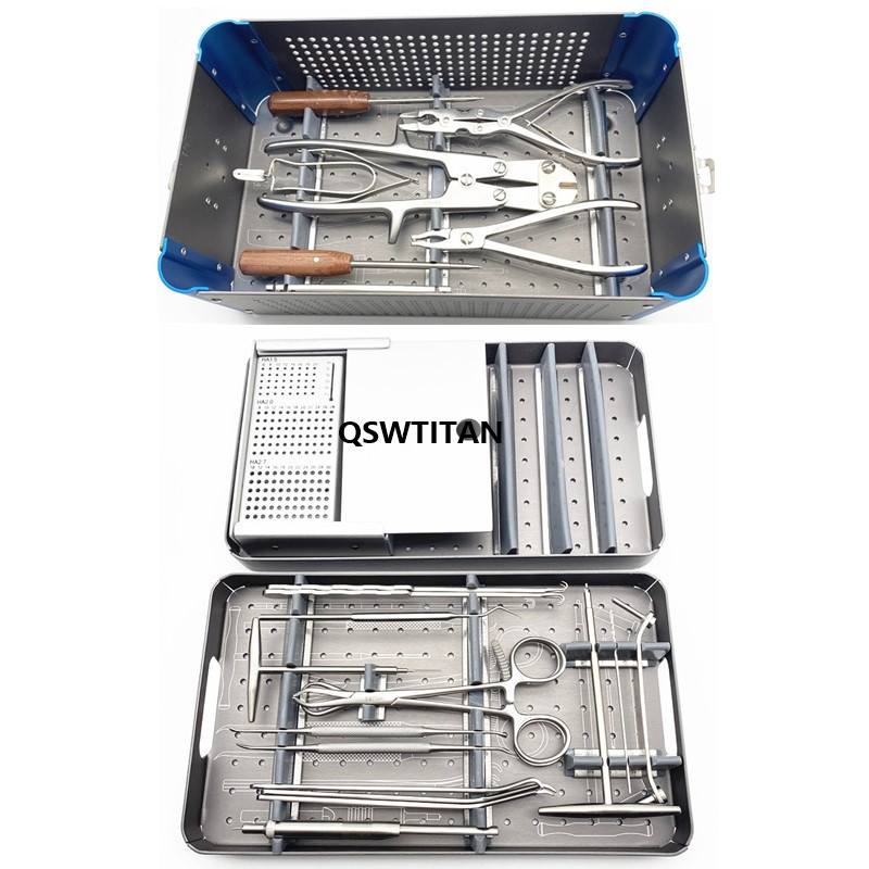 Mini Fragment Instrument Kit Small Fracture Installation Set Small Fragment Instrument Set Veterinary Orthopedic Instruments