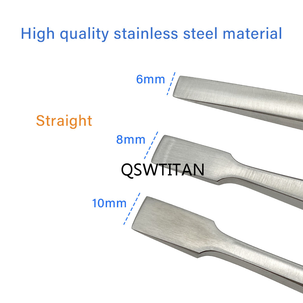 Orthopedic Instruments Osteotomes Stainless Steel Wooden Handle square Chisel Thin Blade Straight U Type Osteotomy Knife