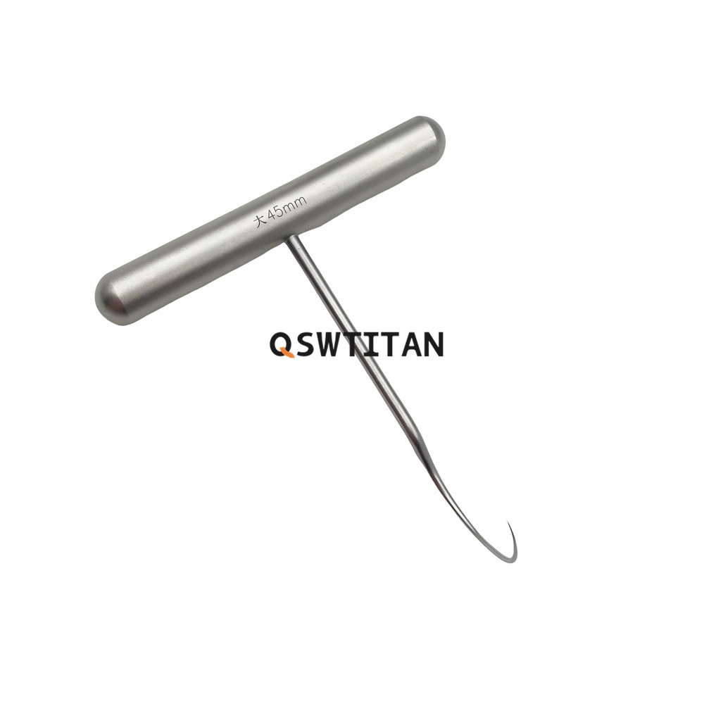 Orthopedic T Type Distractor Hook Stainless Steel Retractor Bone Lifting Hook Orthopedic Instrument Pet