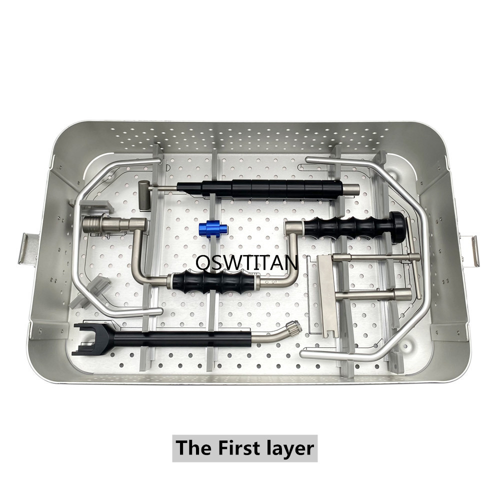 1set Orthopedic Hoffmann External Fixation for Lower Extremity Set Fragment Orthopedic Instruments Set Autoclaveable