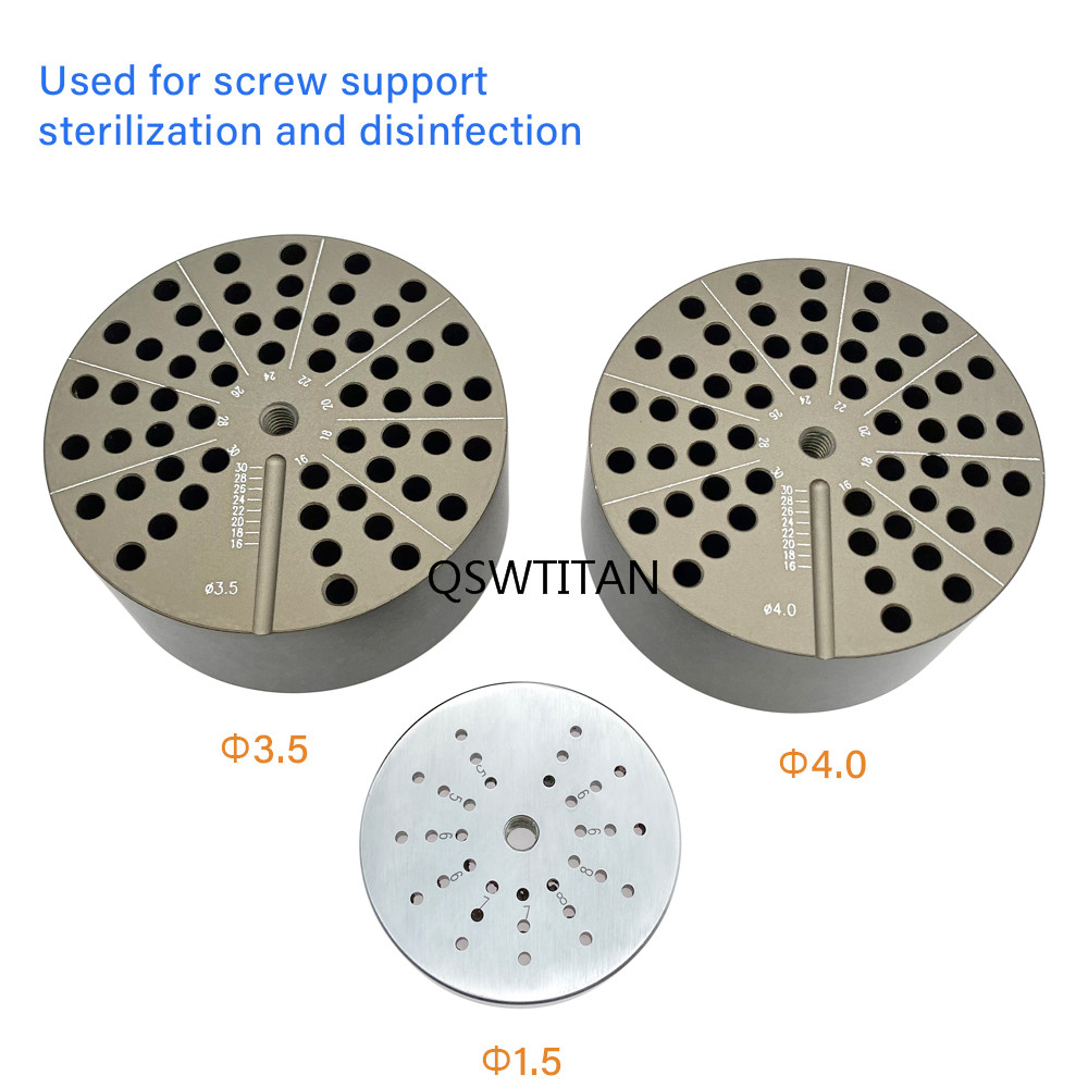 Aluminum Bone Screws Case Rack Screws Sterilization Storage Box Autoclaveable Veterinary Orthopedics Instruments