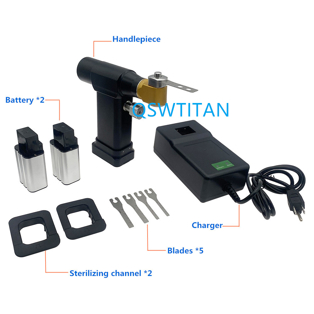 Orthopedics Electric Saw MIni Bone Hand Saw Veterinary Sagittal Saw Oscillating Saw Orthopedic Surgical Instruments-QSWTITAN