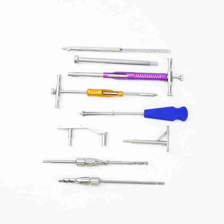 Orthopedic Surgery Intrusment Bone Trauma Operation System DHS DCS Locking Plate Set Non-Active Surgical Instruments