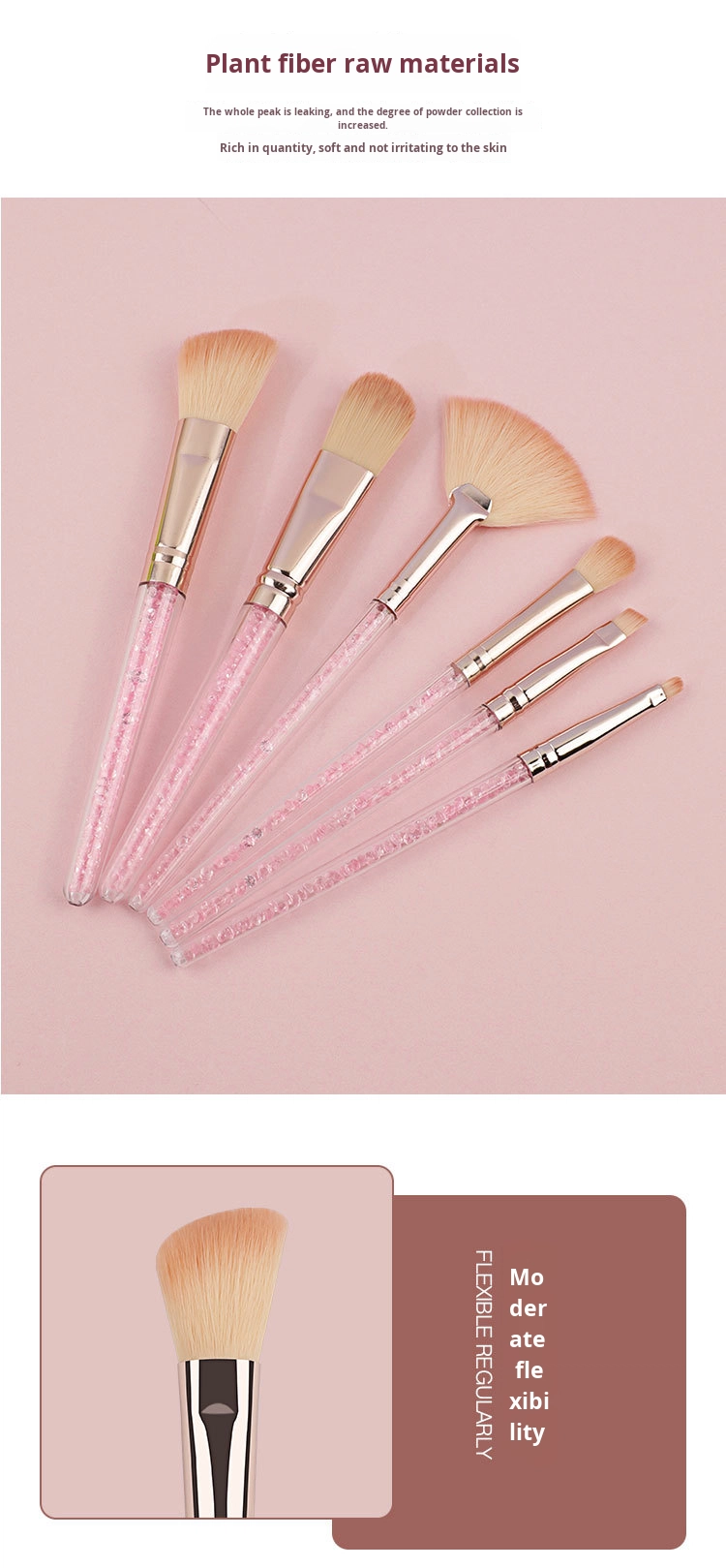 Diamond Handle Makeup Brush details