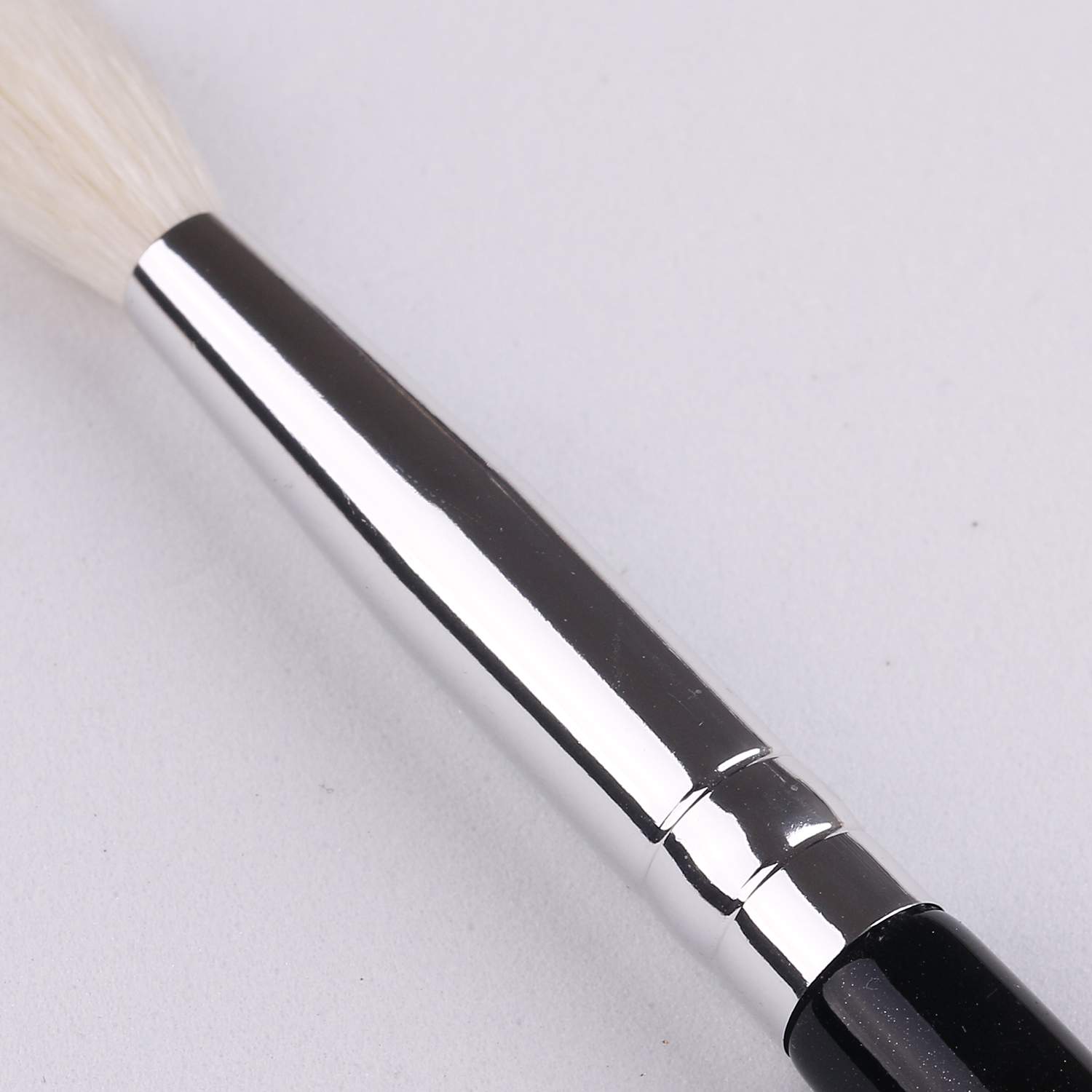 Wholesale New Design Natural Hair Eyeshadow Blending Brush Set Makeup Black Wood Handle for Concealer Lip Balm Eyegloss