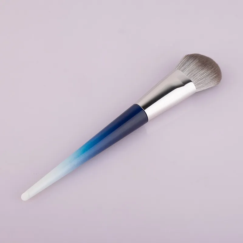 Elegant Blue Ombre Makeup Brush Set - 12 Pack Private Label Cosmetics Brush Set