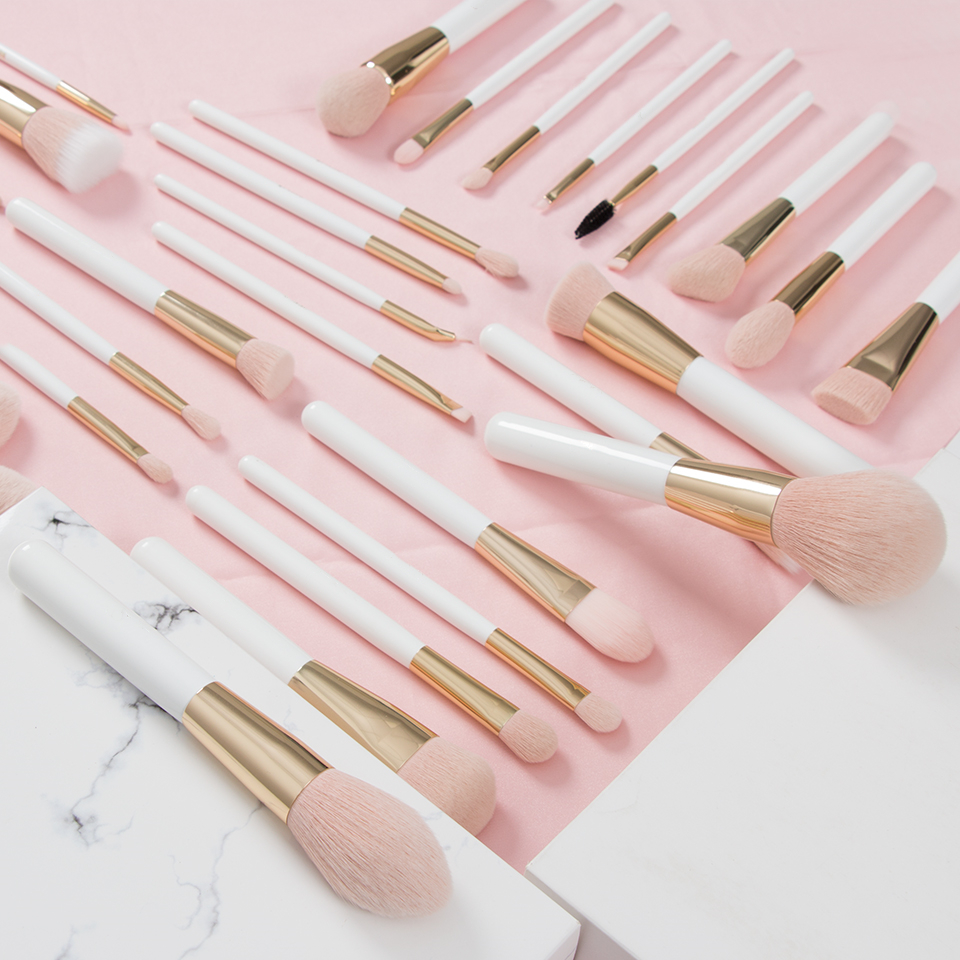 30Pcs Professional makeup cosmetic brush set Powder Blending Foundation Eyeshadow Blush Brush Kit Make up brush set Tools