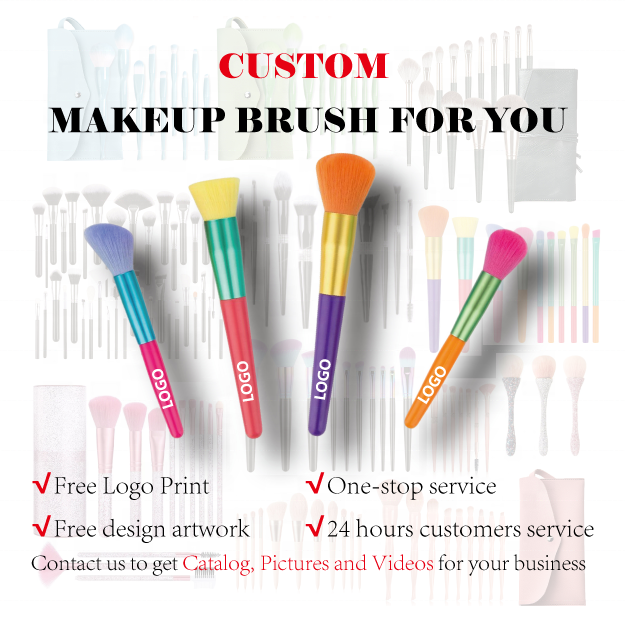 12pcs Trending Professional Dual Head Makeup Brushes Set Black White Handle Soft Synthetic Hair Blending Contour Brushes Kits