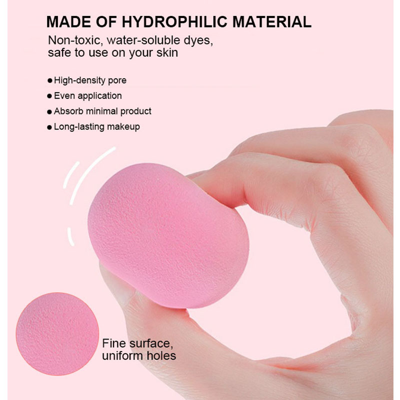 Wholesale Mixed Macaroon Color 8PCS Liquid &amp; Powder Makeup Blending Sponge Latex-free Beauty Egg Puff Cosmetics Foundation Tool