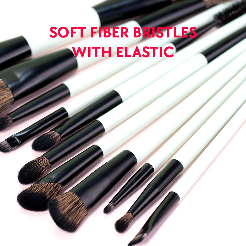 OEM Dual Ended Contour Makeup Brush Foundation Blending Vegan Cosmetic Brushes Set Custom Logo
