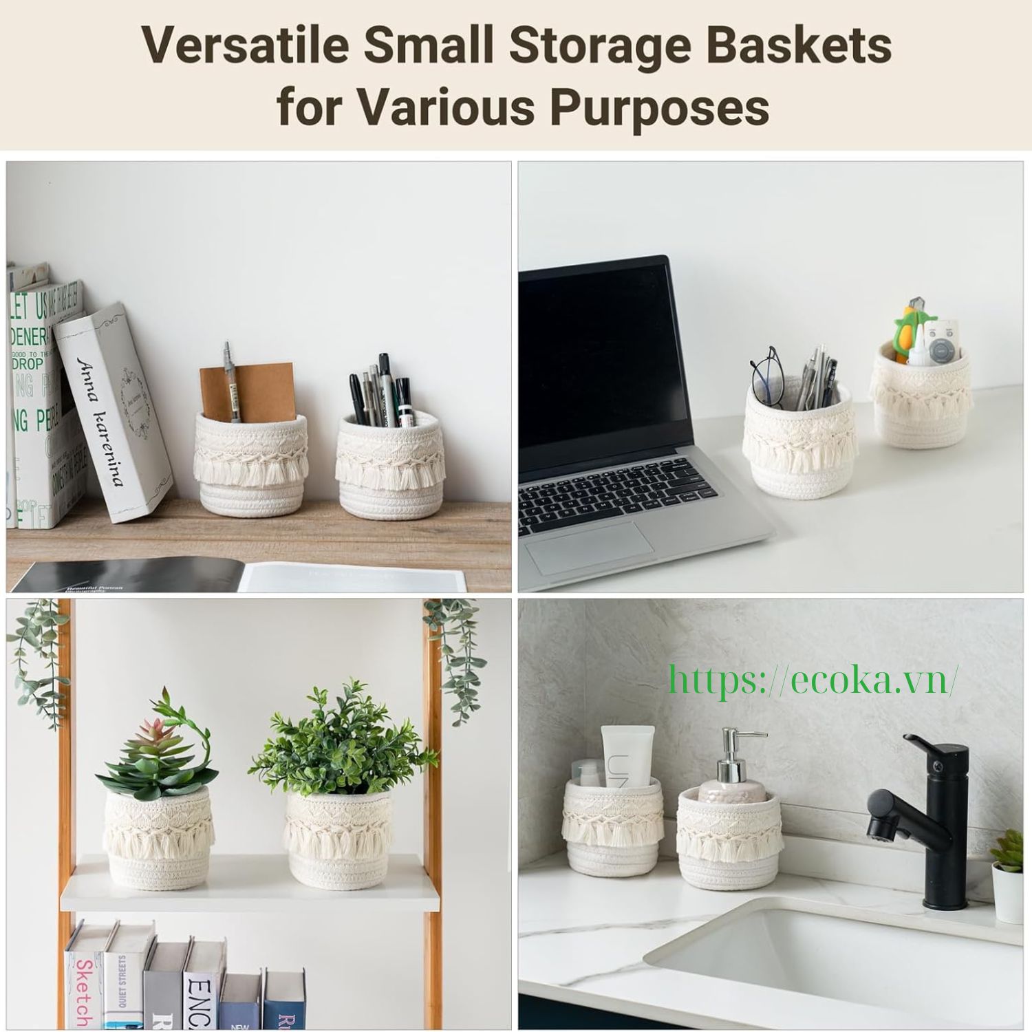 Handmade Cotton Basket Showcase