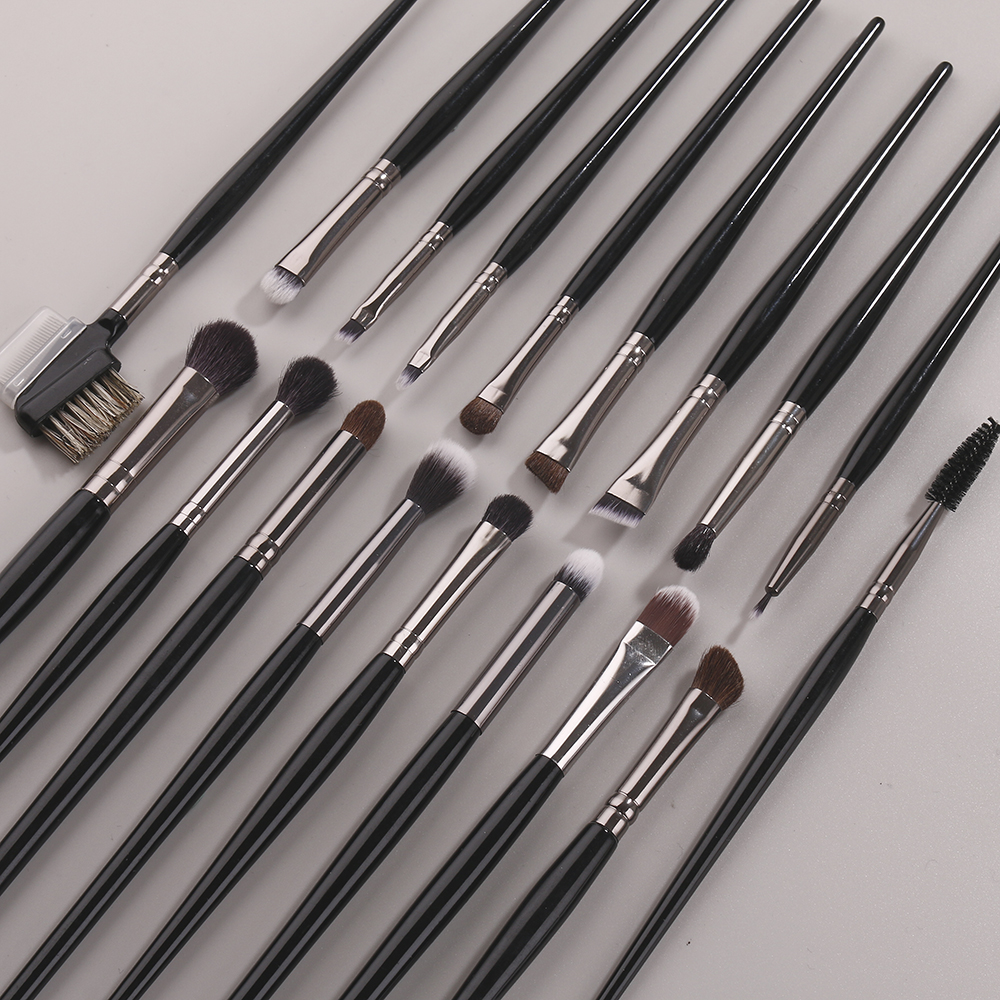 IPRESTA 18Pcs Professional Eye Makeup Brushes Set-Premium Synthetic Bristles 260g Weight for Eyeshadow Eyebrow Eyeliner Blending
