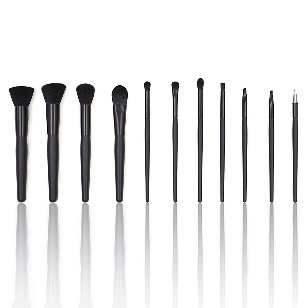 11pcs Makeup Brush Set Foundation Blending Brush Eyeliner Concealer Eye Shadows Brush
