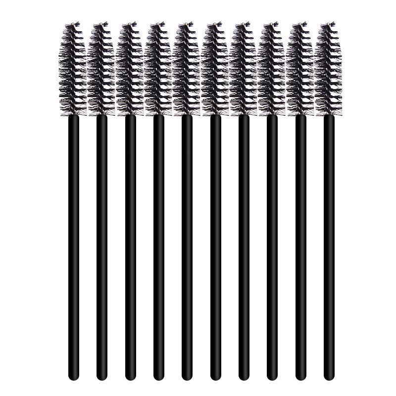 Mini Disposable Nylon Mascara Lash Wand Bendable Eyebrow Cleaning Spoolie Applicator Eyebrow Makeup Cosmetic Extension Brush