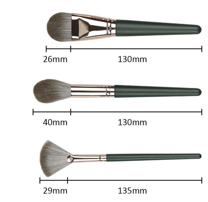 LEISHANG 14PCS Makeup Brush Detail 5