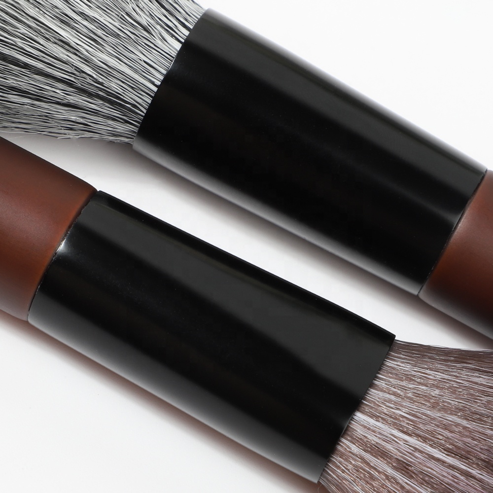Goat Hair Wholesale Natural Hair Luxury Makeup With Logo Mini Travel Luxury Professional Makeup Brush Set With Custom Logo