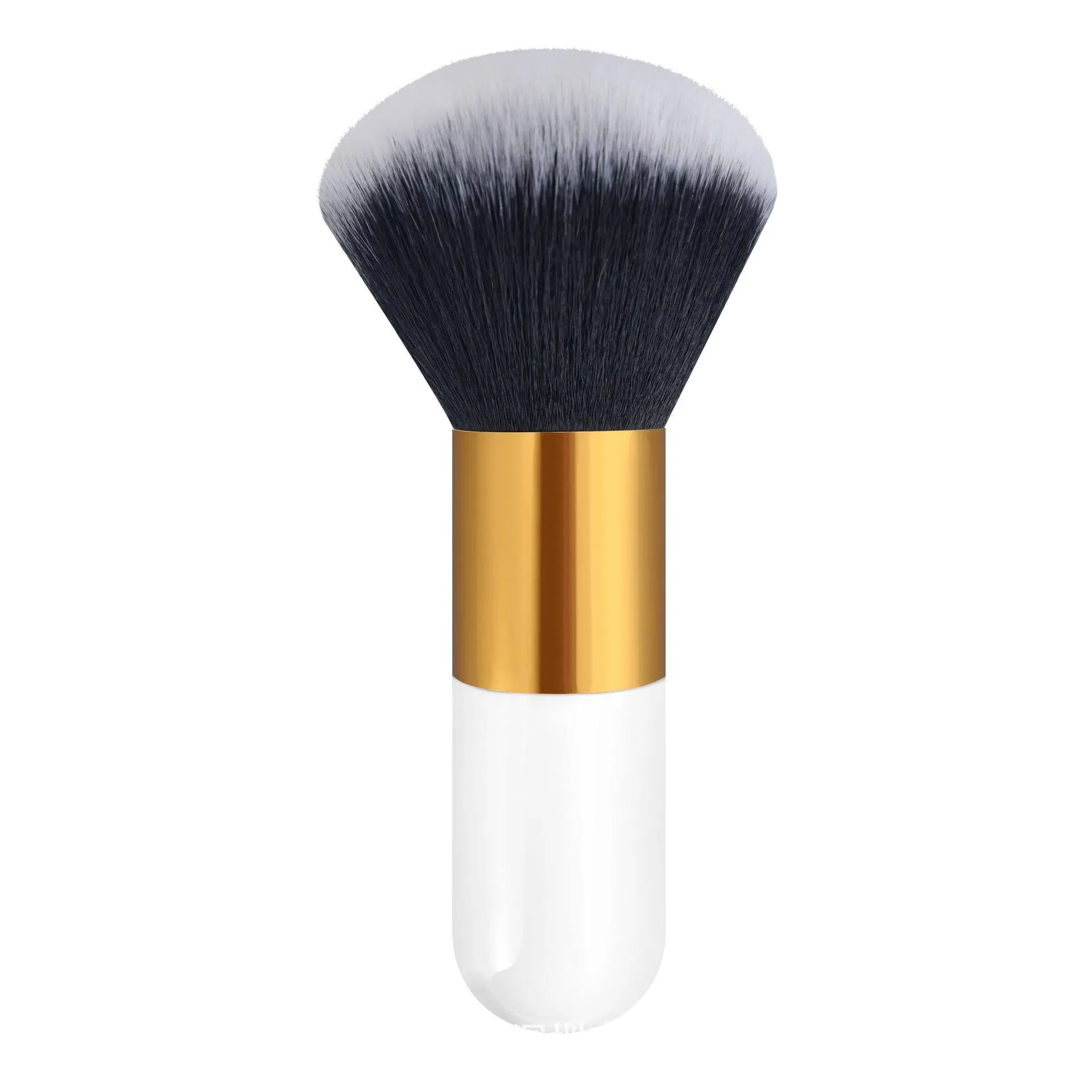 Luxurious Large, Soft Vegan Kabuki Brush Set Multi-Functional Powder Brushes Black
