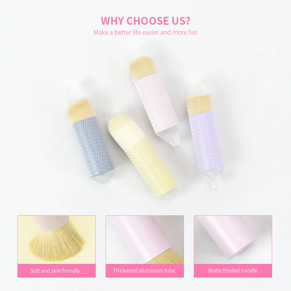 Custom Cosmetic Concealer Powder Blush Brush Set Wholesale Kabuki Makeup Beauty Nail Art Dust Brush