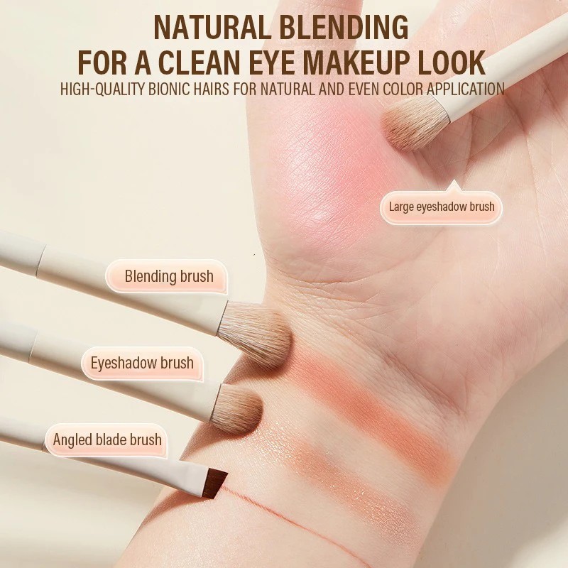 5/7/10/12Pcs Eyeliner Eyeshadow Contour Powder Brush Facial Beauty Cosmetic Tool Professional Makeup Brushes Set
